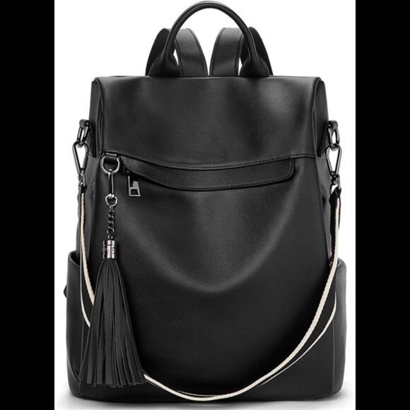 Backpack Purse for Women,PU Leather AntiTheft Travel Backpack Purse ShoulderBags main image 5